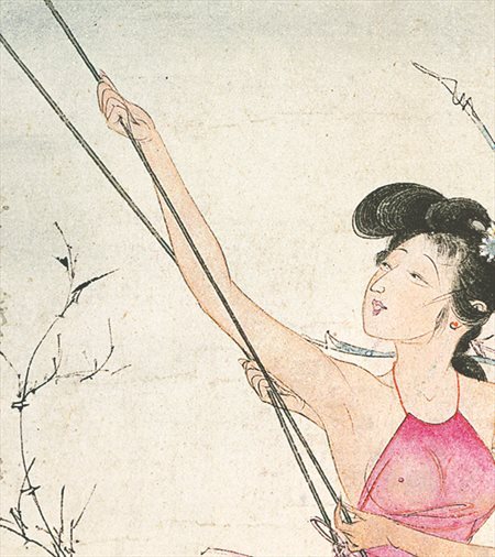 哈尔滨-胡也佛的仕女画和最知名的金瓶梅秘戏图